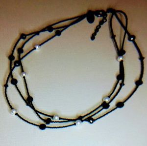 NWOT Beaded Pearl Necklace